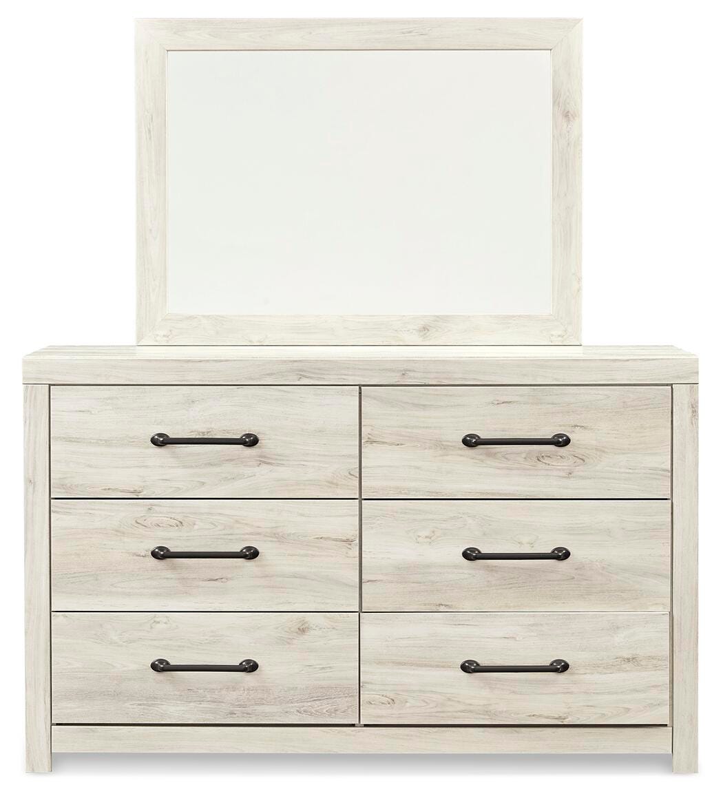 Cambeck Twin Panel Bed, Dresser, Mirror and Nightstand