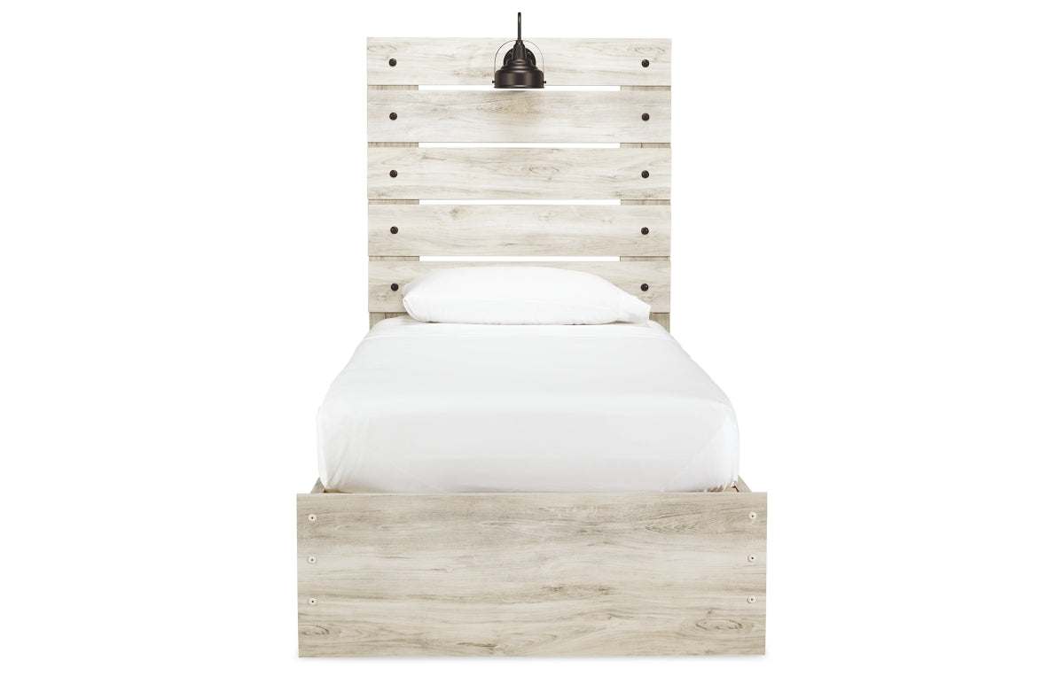 Cambeck Twin Panel Bed with 2 Storage Drawers