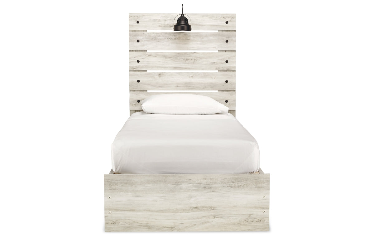 Cambeck Twin Panel Bed with 4 Storage Drawers