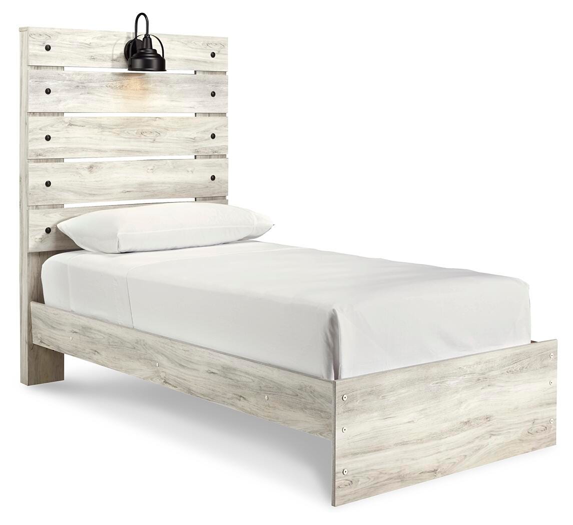 Cambeck Twin Panel Bed, Dresser, Mirror and Nightstand