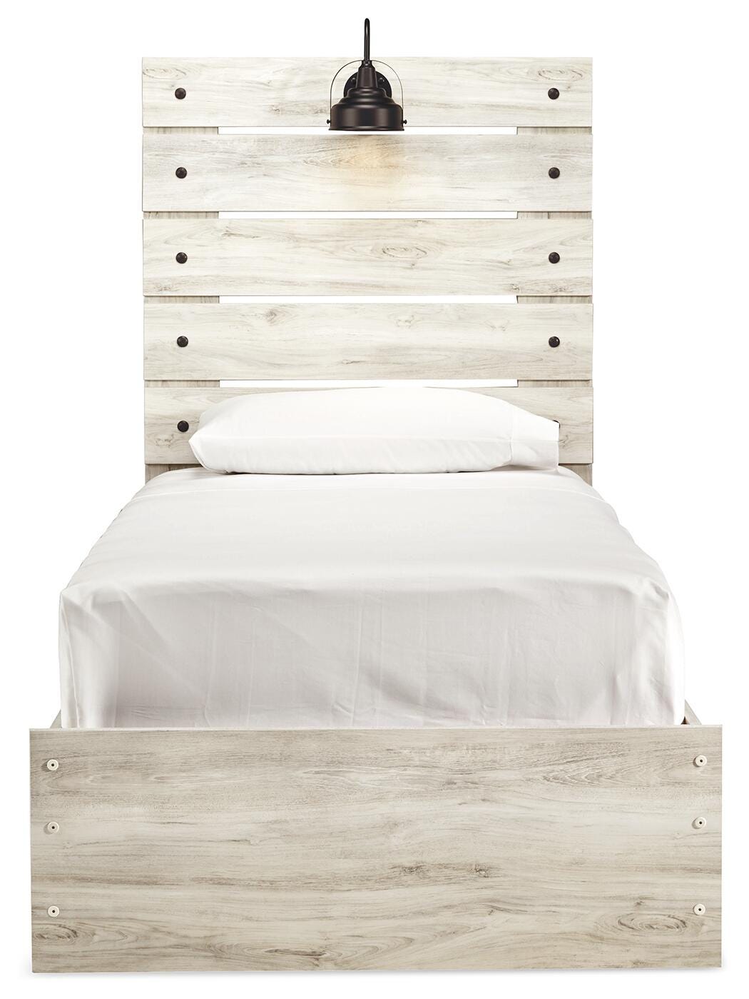 Cambeck Twin Panel Bed, Dresser, Mirror and Nightstand