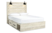 Cambeck Queen Panel Bed with 2 Storage Drawers