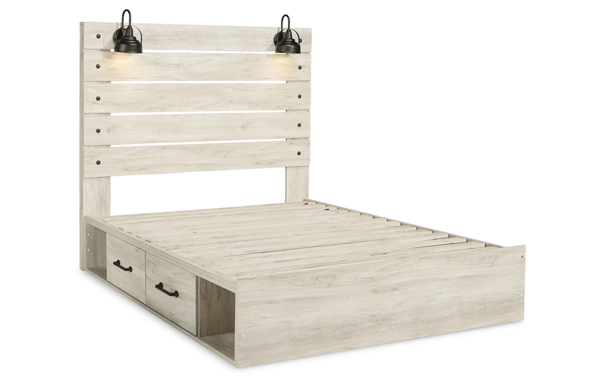 Cambeck Queen Panel Bed with 4 Storage Drawers