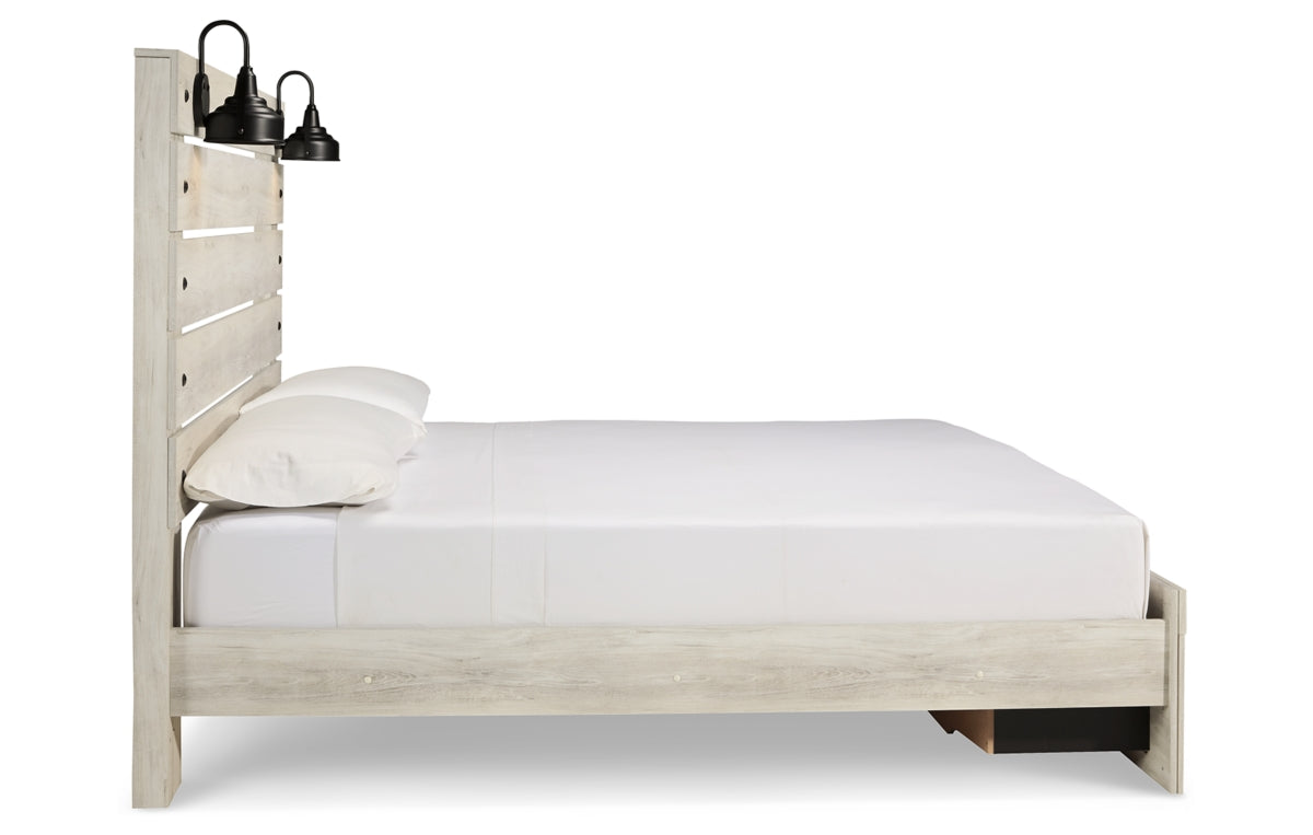 Cambeck King Panel Bed with 2 Storage Drawers