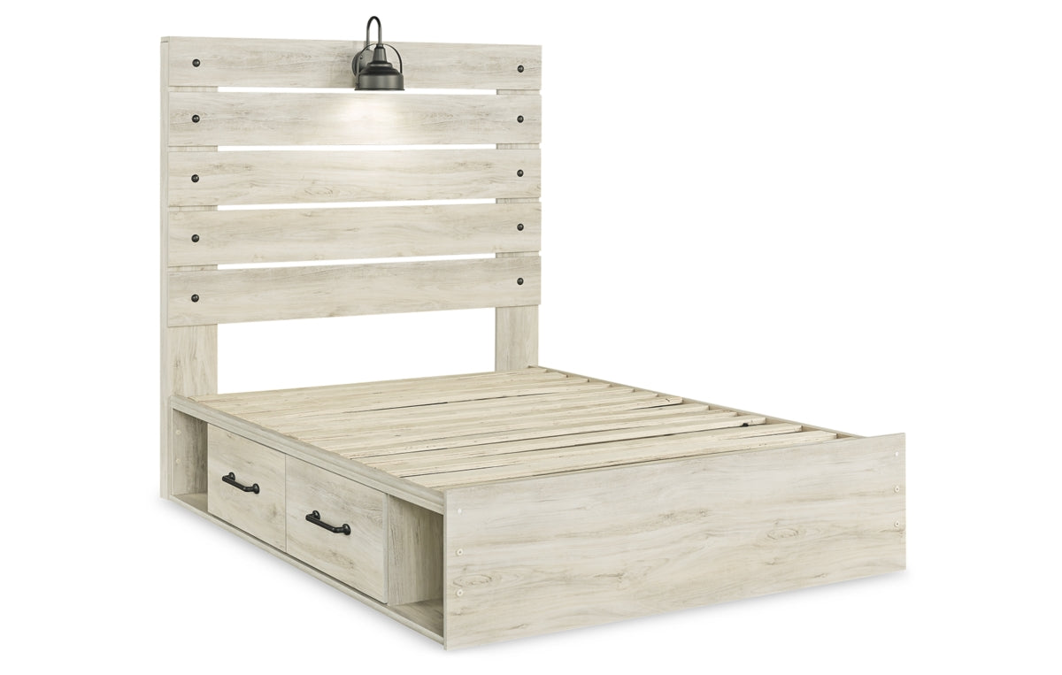 Cambeck Full Panel Bed with 4 Storage Drawers