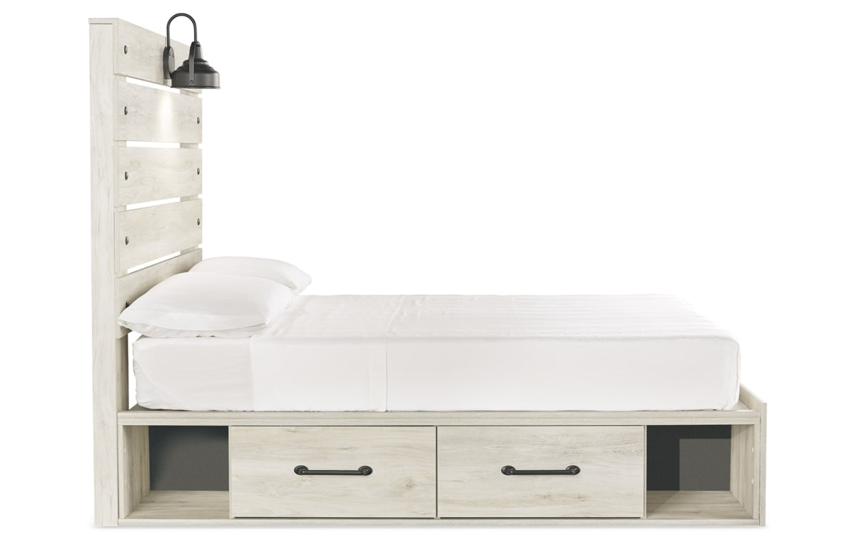 Cambeck Full Panel Bed with 4 Storage Drawers