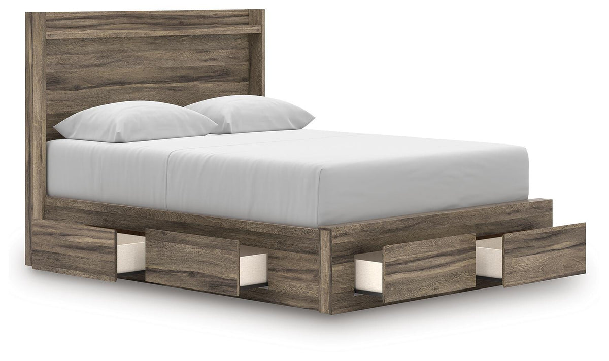 Elbrim Queen Panel Storage Bed