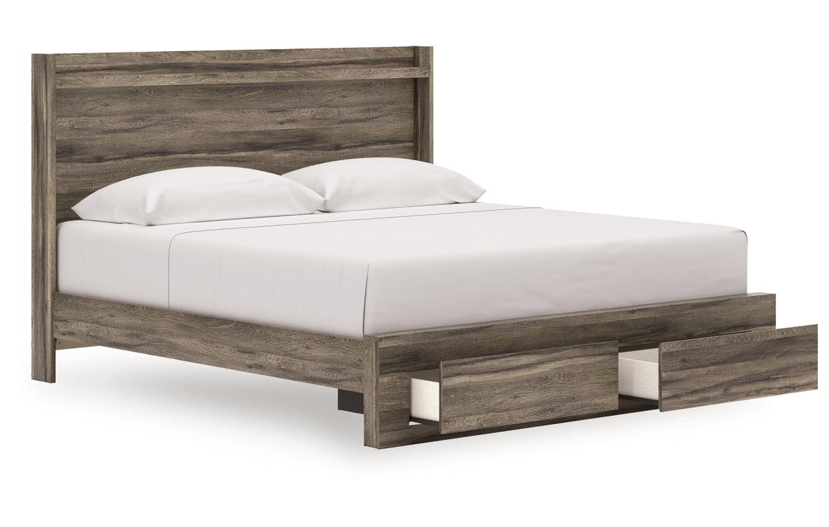 Elbrim King Panel Storage Bed