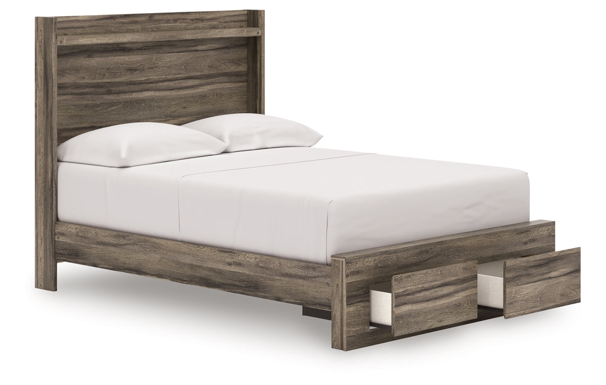 Elbrim Full Panel Storage Bed