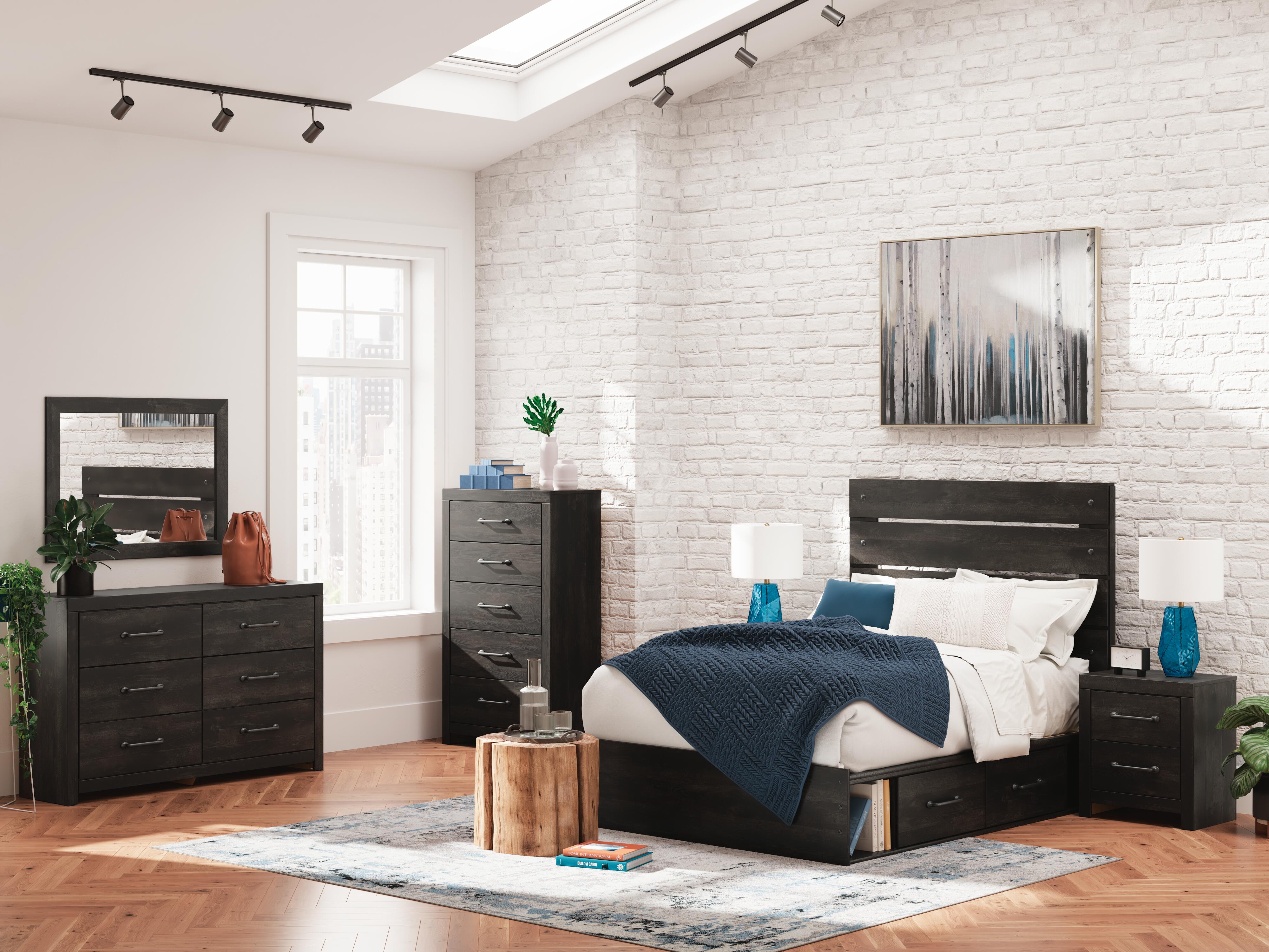 Hollivern Full Panel Storage Bed