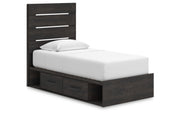 Hollivern Twin Panel Storage Bed