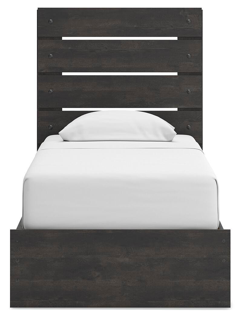 Hollivern Twin Panel Bed with Storage