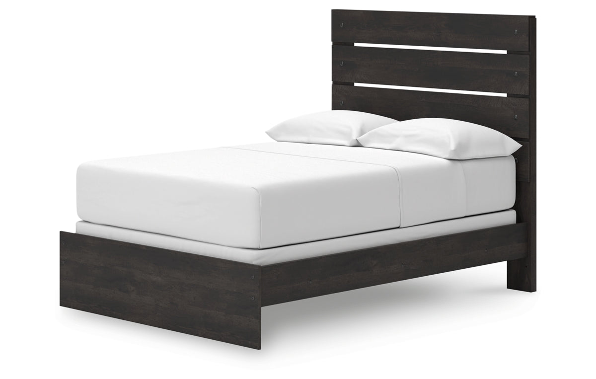 Hollivern Full Panel Bed, Dresser and Mirror