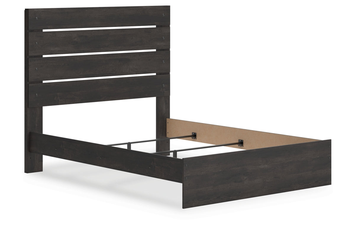 Hollivern Queen Panel Bed, Dresser and Mirror