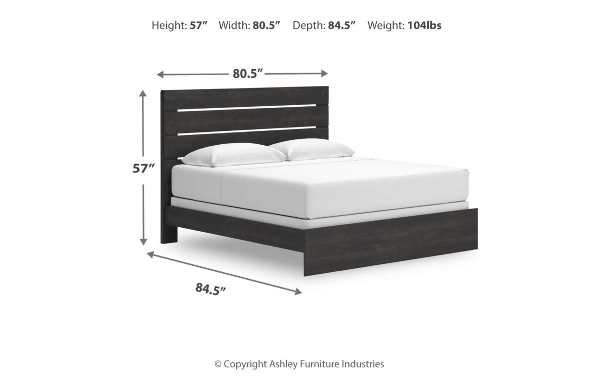 Hollivern King Panel Bed