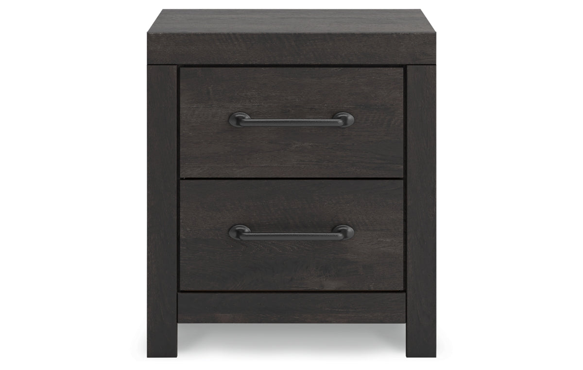 Hollivern Twin Panel Bed with Mirrored Dresser, Chest and Nightstand