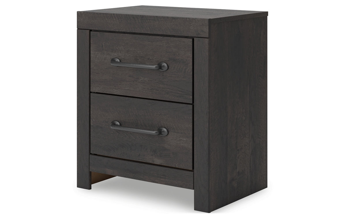 Hollivern Twin Panel Storage Bed with Mirrored Dresser, Chest and Nightstand