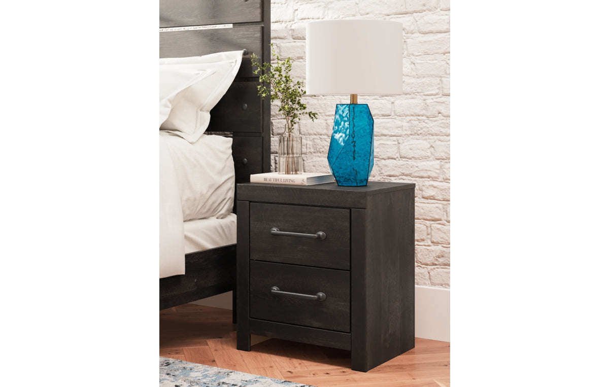 Hollivern Twin Panel Bed with Storage, Dresser, Mirror, Chest and Nightstand