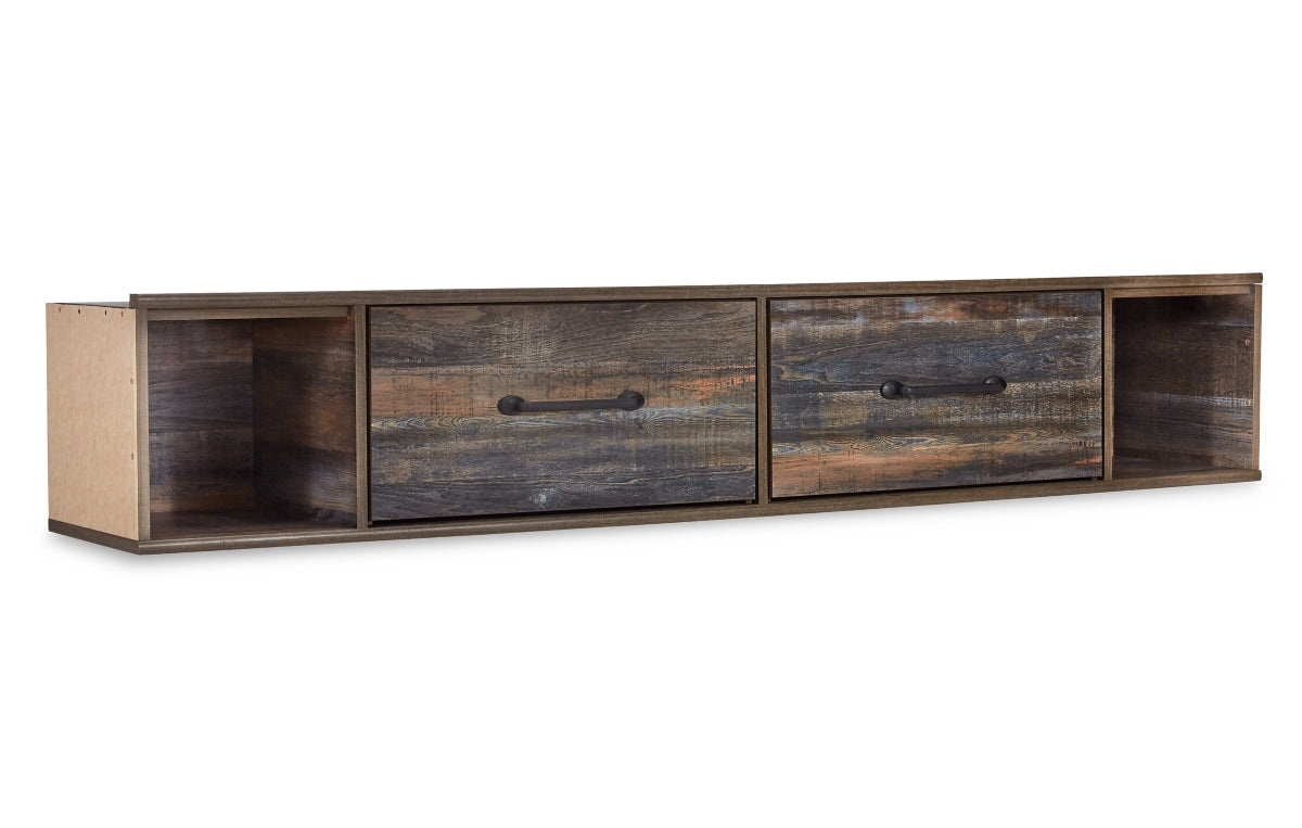 Drystan Twin Panel Bed with 4 Storage Drawers