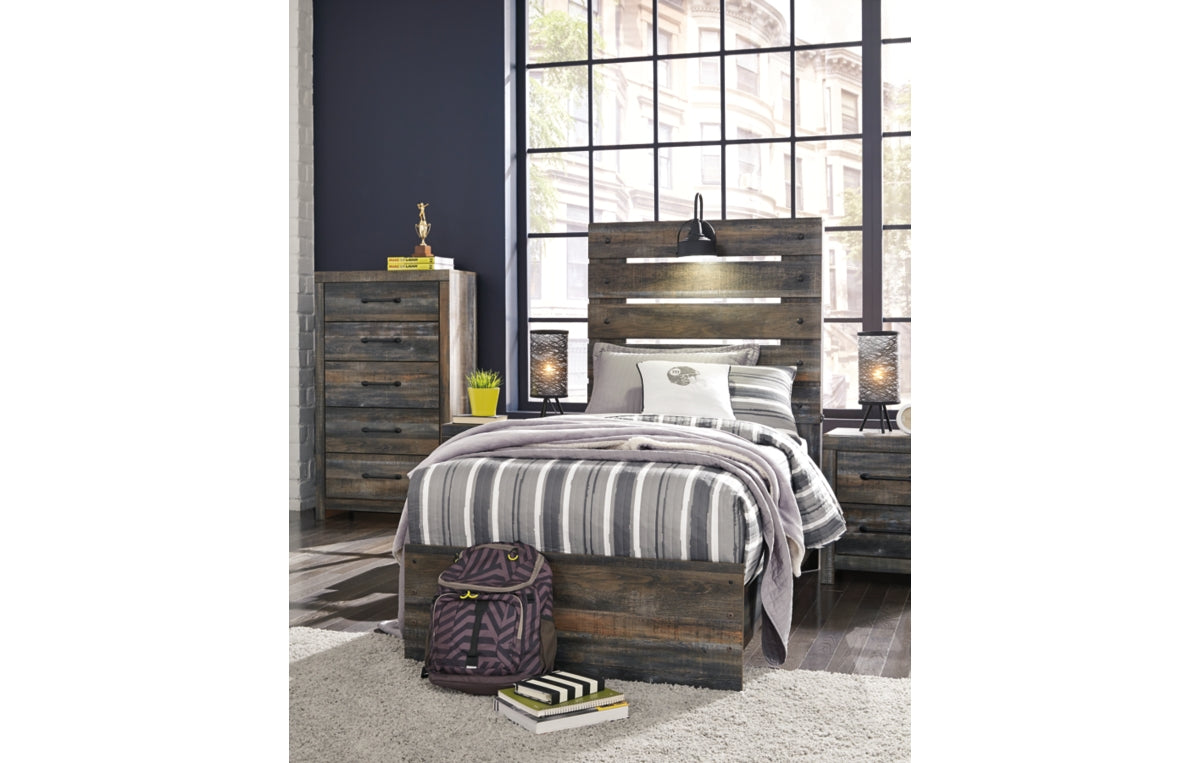 Drystan Twin Panel Bed