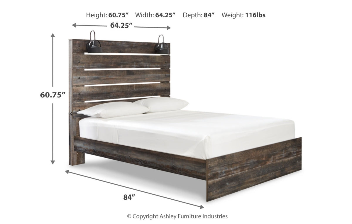Drystan Queen Panel Bed