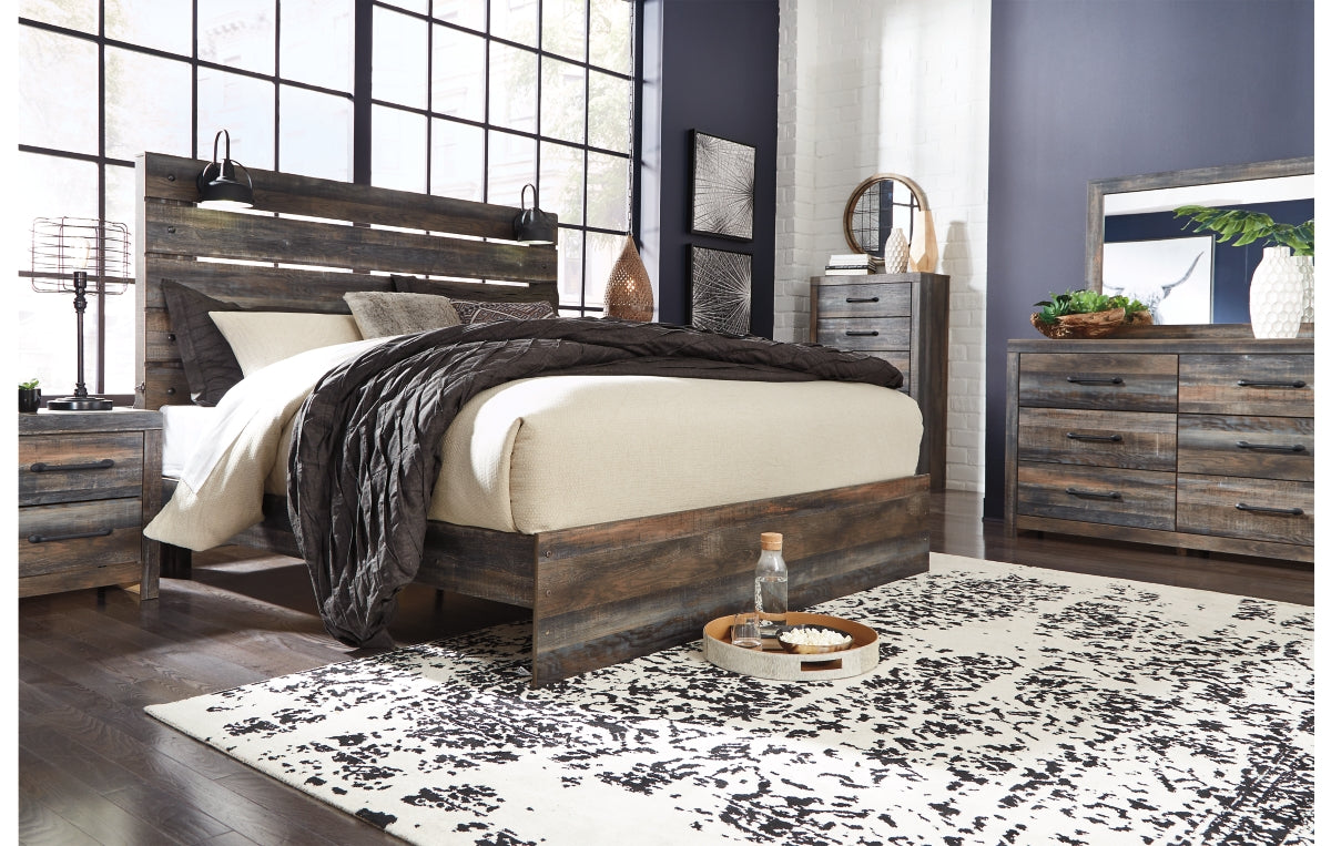 Drystan King Panel Bed