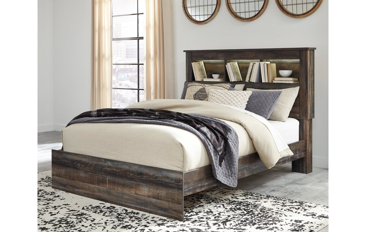Drystan Queen Bookcase Bed