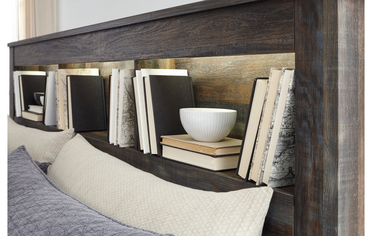 Drystan King/California King Bookcase Headboard, Dresser, Mirror, Chest and Nightstand