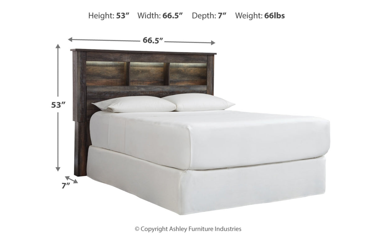 Drystan Queen Bookcase Headboard