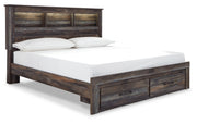 Drystan King Bookcase Bed with 2 Storage Drawers