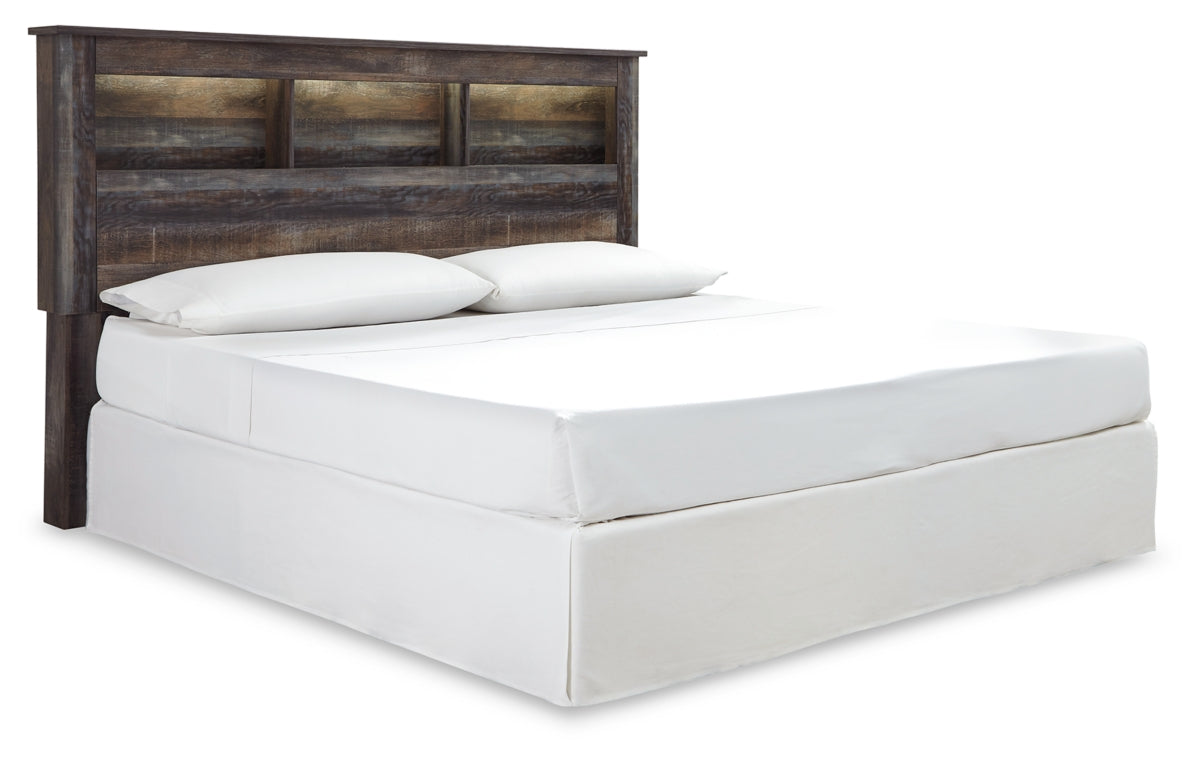 Drystan King/California King Bookcase Headboard, Dresser, Mirror, Chest and Nightstand