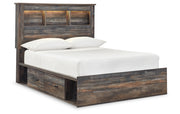 Drystan Full Bookcase Bed with 4 Storage Drawers