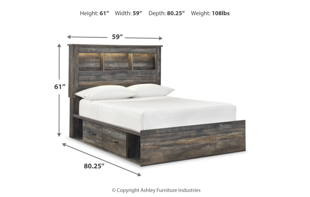 Drystan Full Bookcase Bed