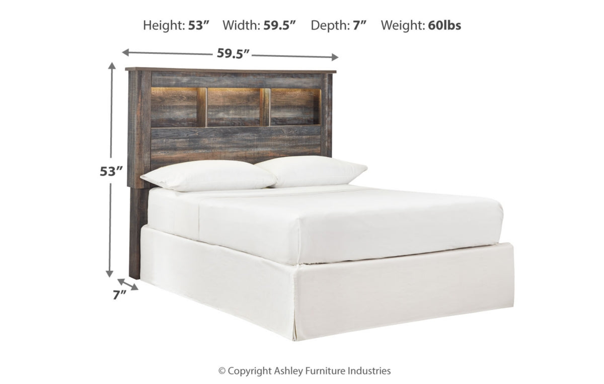 Drystan Full Bookcase Headboard