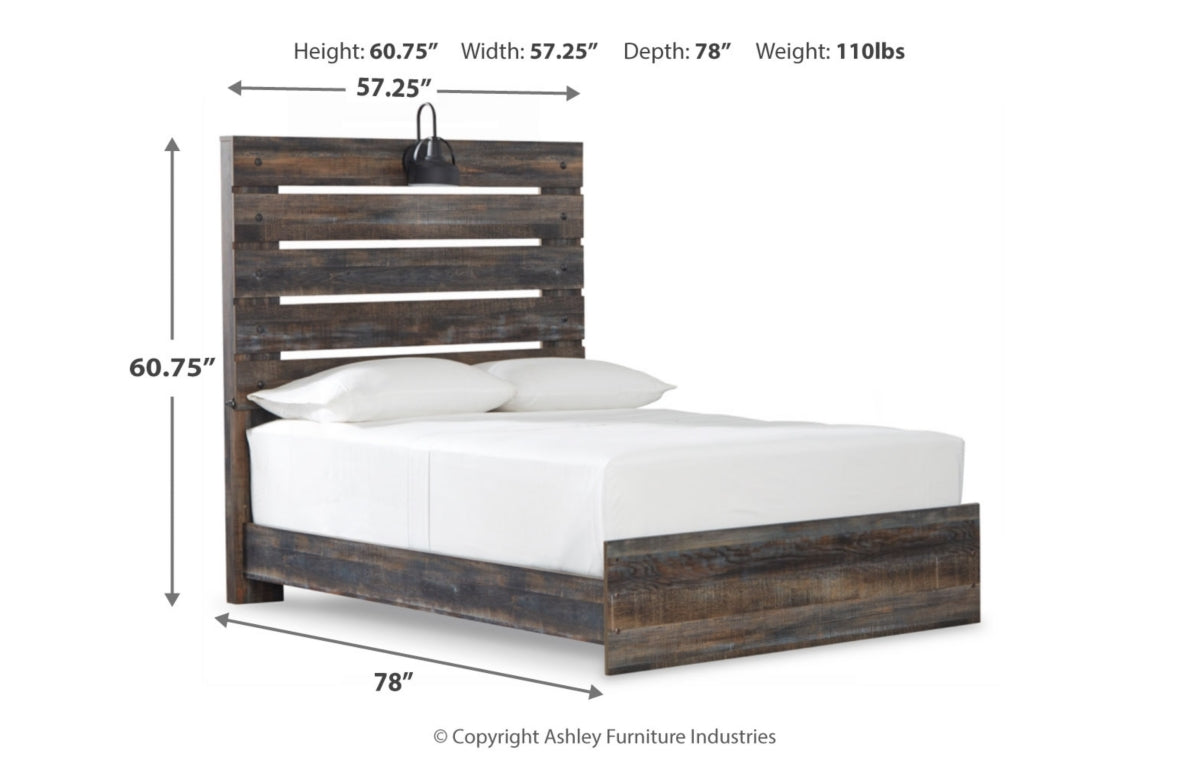 Drystan Full Panel Bed