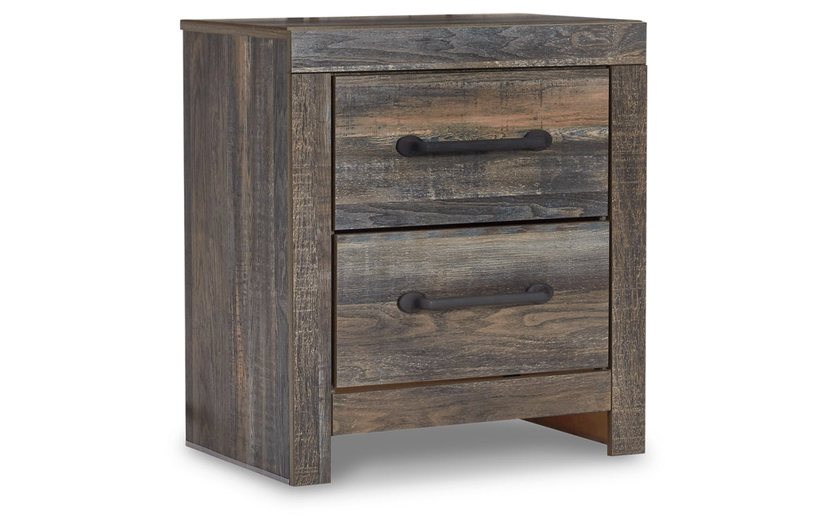 Drystan Queen Bookcase Bed, Dresser, Mirror, Chest and Nightstand