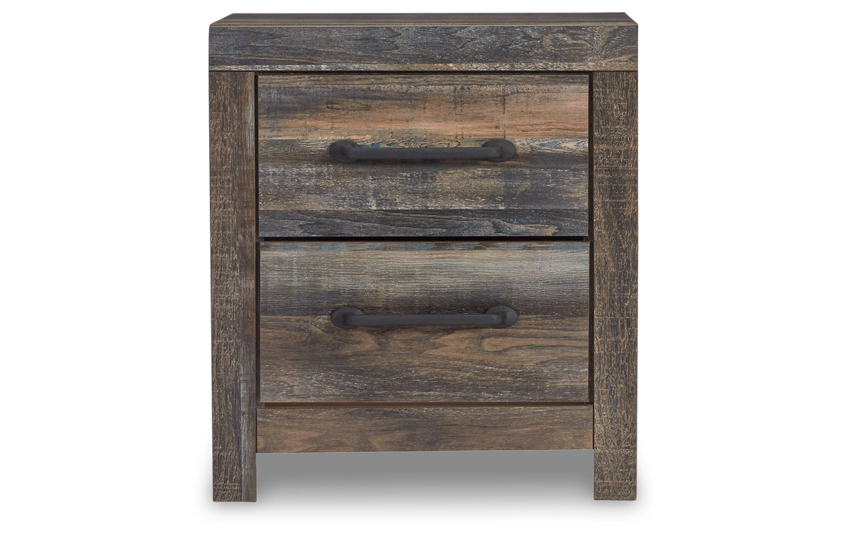 Drystan Full Bookcase Bed with 4 Storage Drawers with Mirrored Dresser, Chest and Nightstand