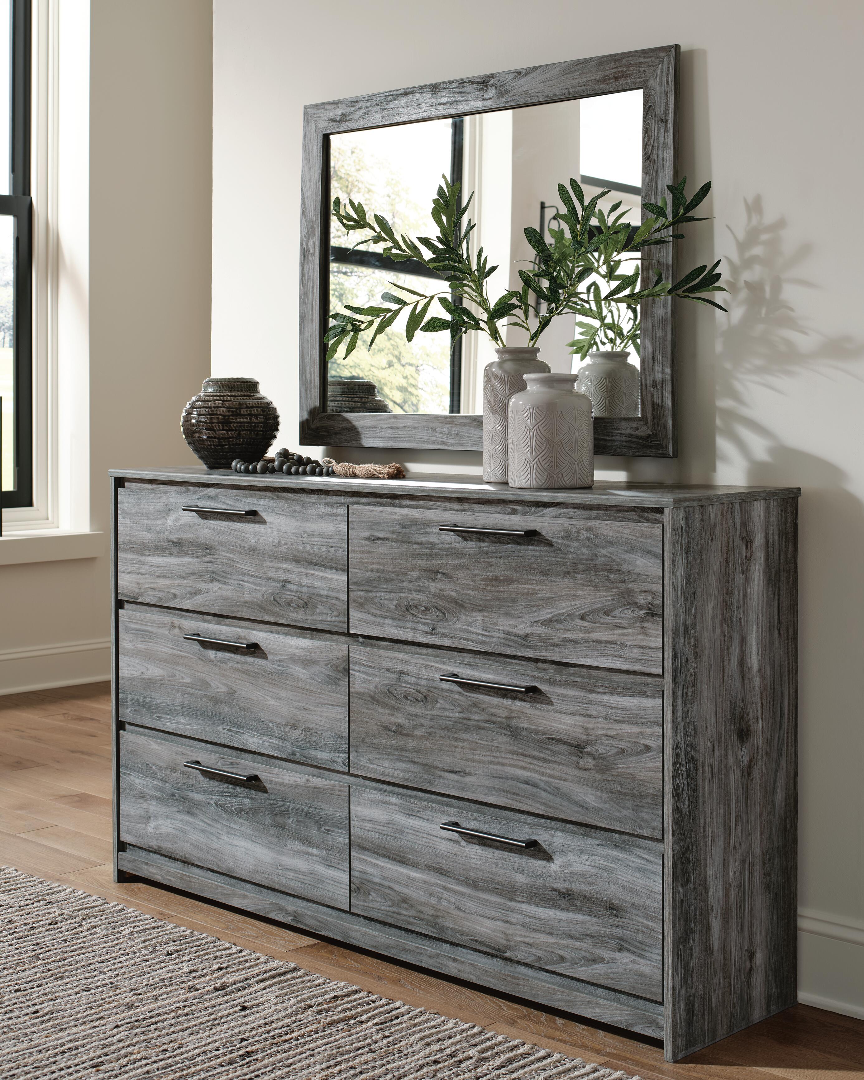 Baystorm Twin Panel Bed, Dresser, Mirror and Nightstand