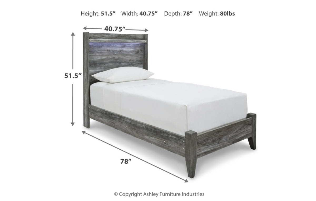 Baystorm Twin Panel Bed