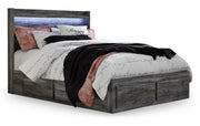 Baystorm Queen Panel Bed with 4 Storage Drawers