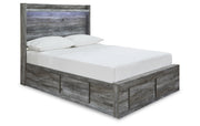 Baystorm Full Panel Bed with 4 Storage Drawers