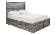 Baystorm Full Panel Bed with 6 Storage Drawers