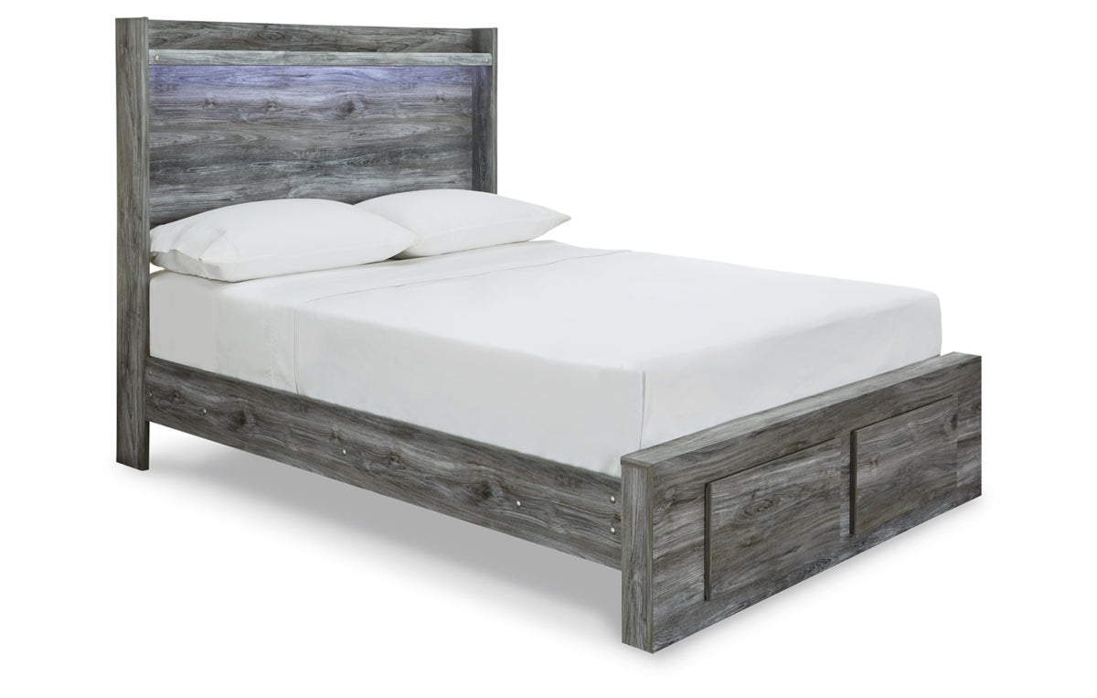 Baystorm Full Panel Bed with 2 Storage Drawers