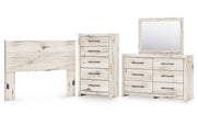 Lawroy Queen Panel Headboard, Dresser, Mirror and Chest