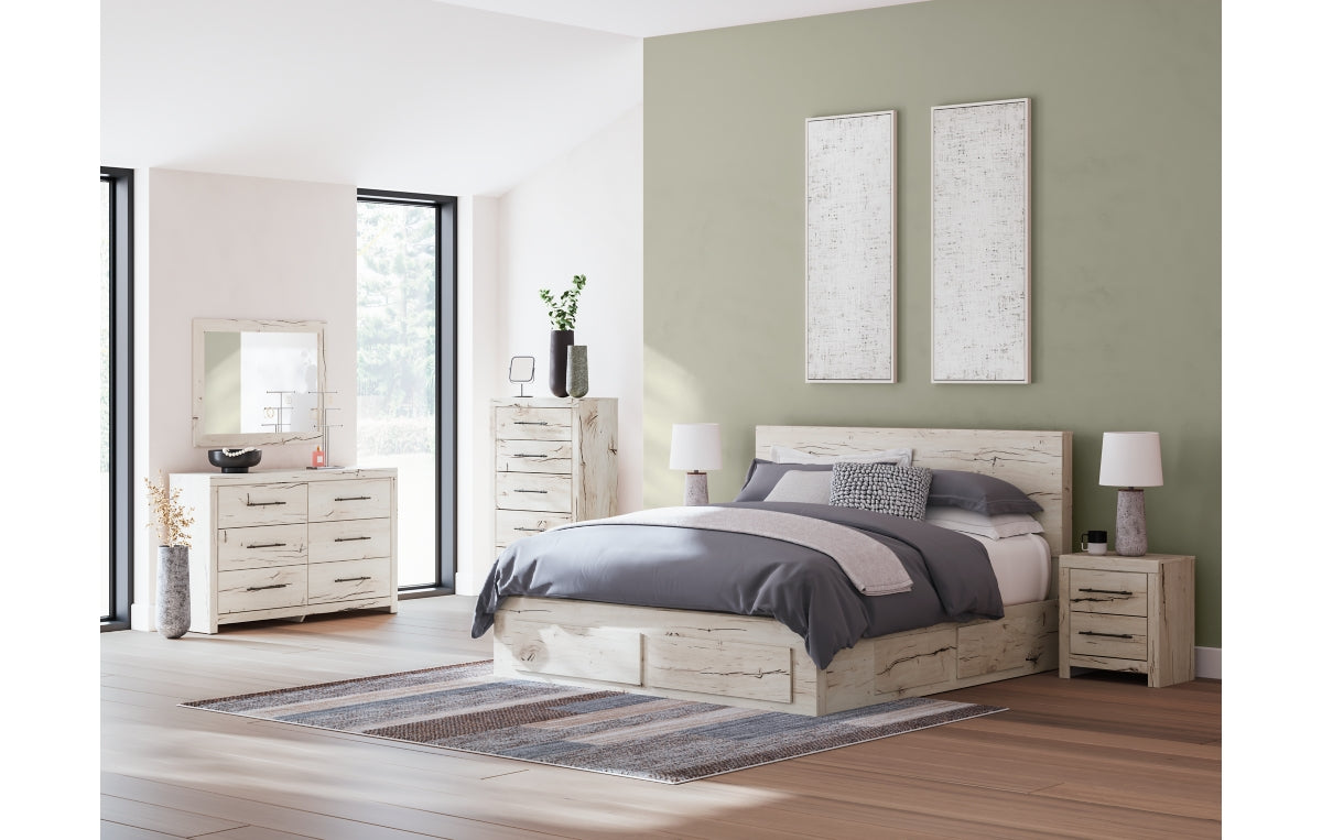 Lawroy King Panel Storage Bed