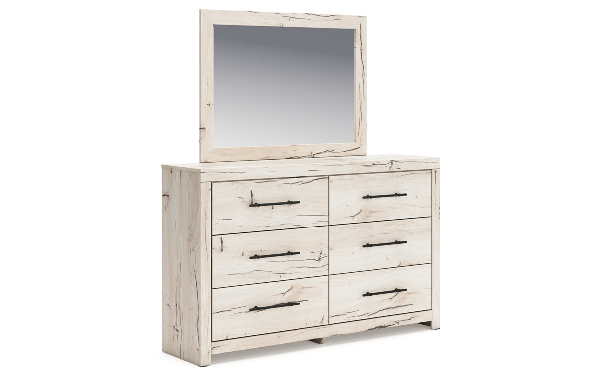 Lawroy Twin Panel Bed, Dresser, Mirror, Chest and Nightstand
