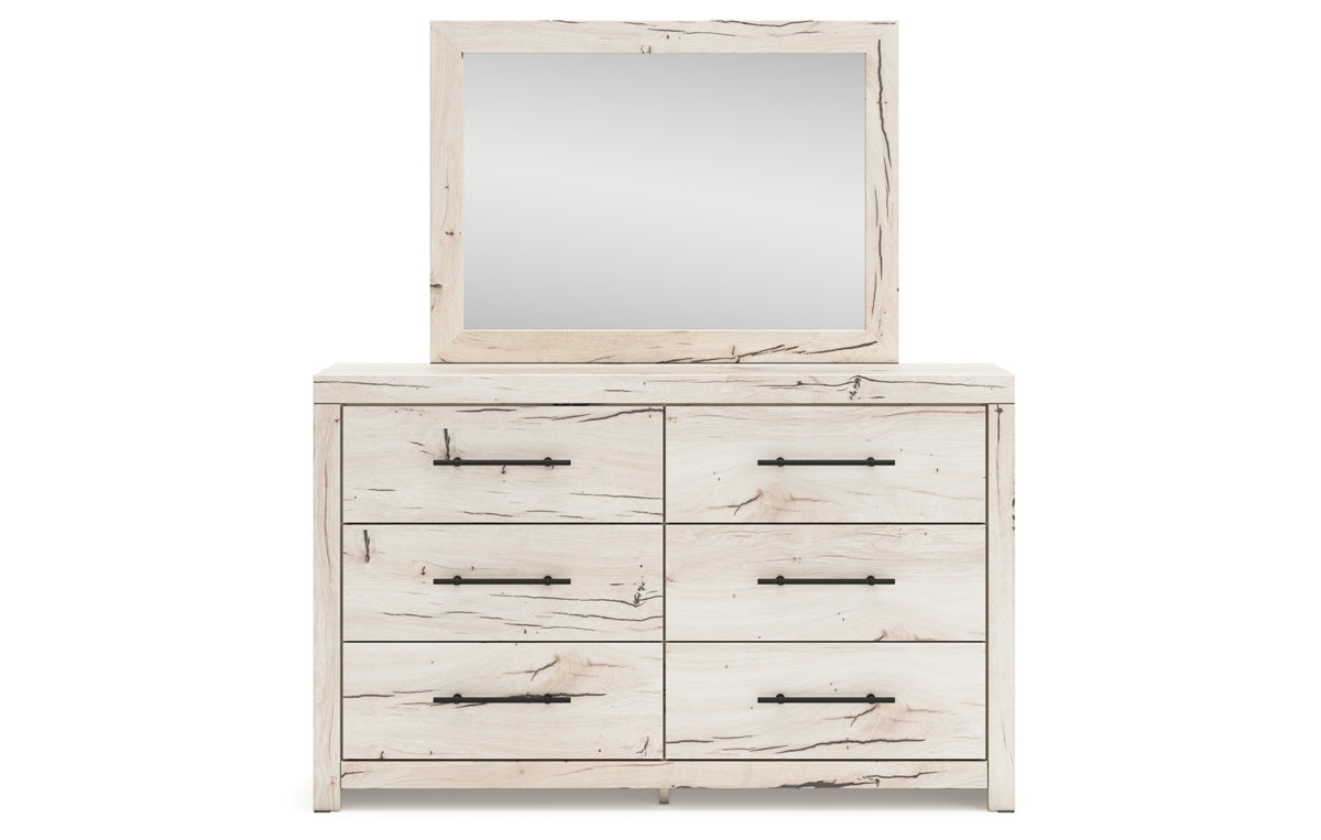 Lawroy Twin Panel Bed, Dresser, Mirror, Chest and Nightstand
