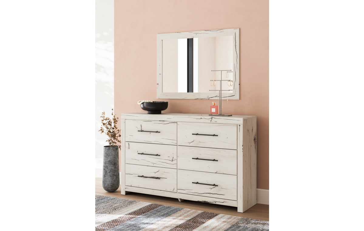 Lawroy Twin Panel Bed, Dresser, Mirror, Chest and Nightstand