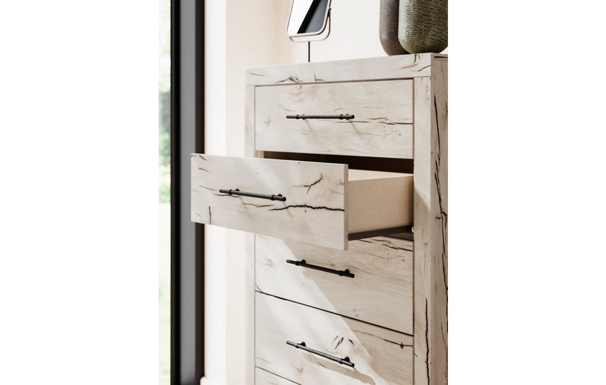 Lawroy Twin Panel Bed, Dresser, Mirror, Chest and Nightstand