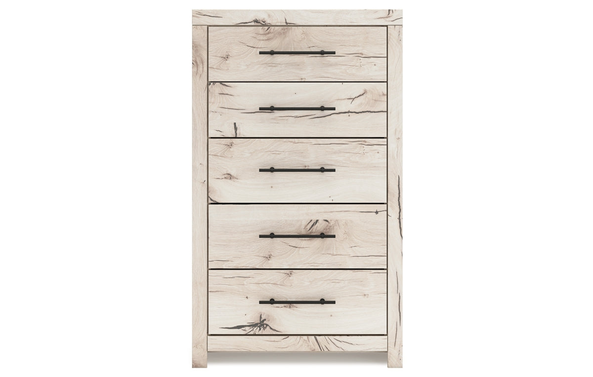 Lawroy Twin Panel Bed, Dresser, Mirror, Chest and Nightstand